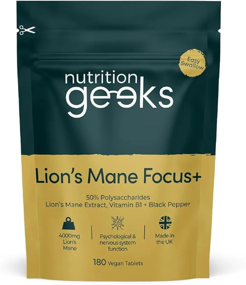 Clarity Brain - Advanced Lion's Mane ( 180 Tablets ) 